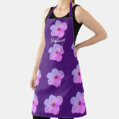 Tablier Flowgirl Mariage rose violet (Insitu)