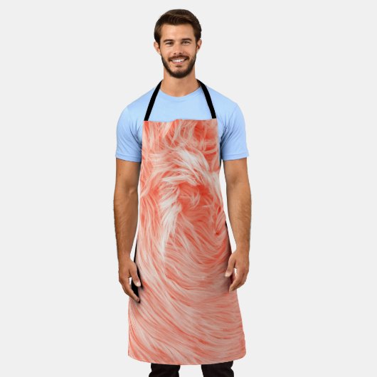 Tablier Fluffy fausse fourrure textile (Porté)