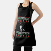 Tablier Fly Fishing Fish Ugly Christmas Sweater Xmas (Insitu)