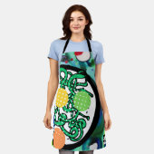 Tablier Folie du bouc de viande (Porté)