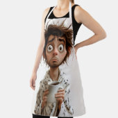 Tablier Folie du matin : Café d'abord, questions plus tard (Insitu)