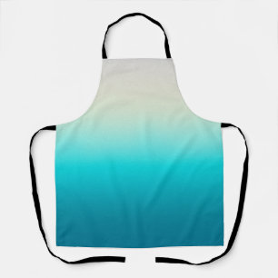 Tablier Fond Abstrait Dégradé Bleu Aqua Ombre Douce