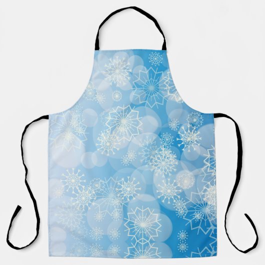 Tablier Fond de flocon de neige (Recto)