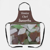 Tablier Fond de verre de mer Master Chef dans des couleurs (Recto)