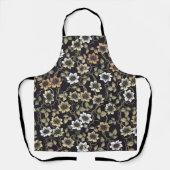 Tablier Fond floral d'anémone texturé vintage | (Recto)