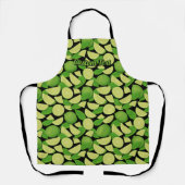 Tablier Fond vert citron (Recto)