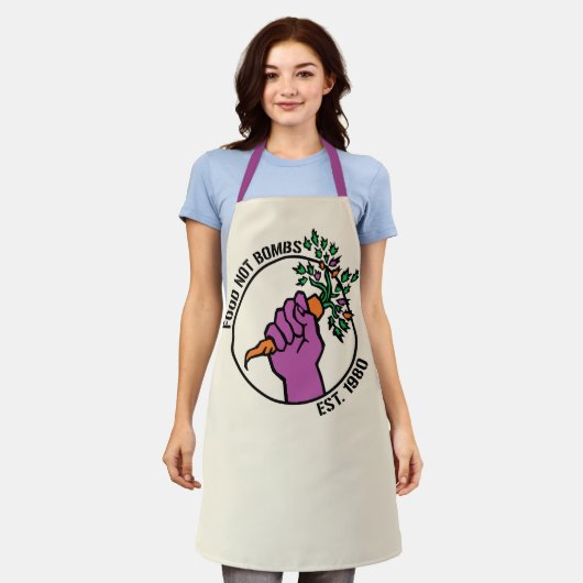 Tablier Food Not Bombs (Porté)