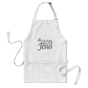 Tablier Football et Jésus