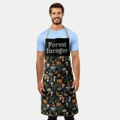 Tablier Forêt automnale Champignons et animaux d'automne (Porté)