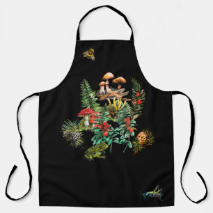 Tablier Forêt, champignons sauvages