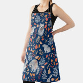 Tablier Forêt de fées d'art populaire scandinave. (Insitu)