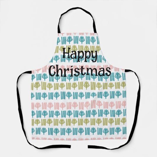 Tablier Forêt de Noël (Recto)