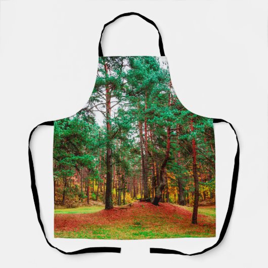 Tablier Forêt mixte d'automne (Recto)