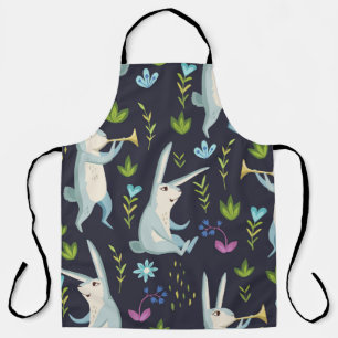 Tablier Forêt. motif transparent