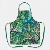 Tablier Forêt verte Watercolor (Recto)