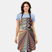 Tablier Forme Abstraite, dachshund ajouter du texte, tabli (Porté)