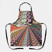 Tablier Forme Abstraite, dachshund ajouter du texte, tabli (Recto)