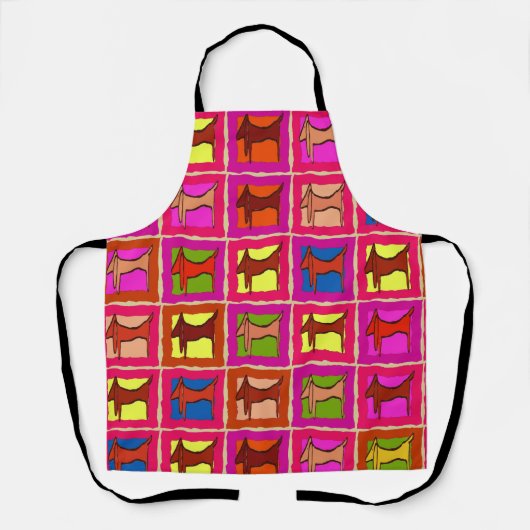 Tablier Forme de cache Abstraite, ajouter du texte, tablie (Recto)