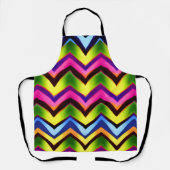Tablier Forme V colorée Motif transparent (Recto)