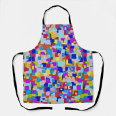 Tablier Formes Abstraites, style Matisse, ajouter du texte (Recto)