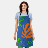 Tablier Formes Abstraites, style Matisse, ajouter du texte (Porté)