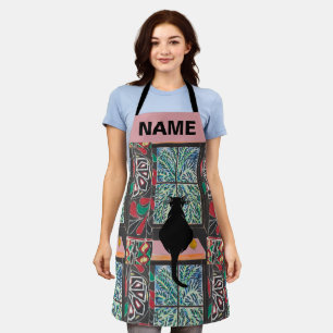 Tablier Formes Abstraites, Style Matisse, ajouter du texte