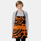 Tablier Formes circulaires Motif géométrique Abstrait oran (Porté)