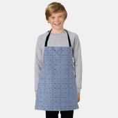 Tablier formes circulaires motif sans couture (Porté)