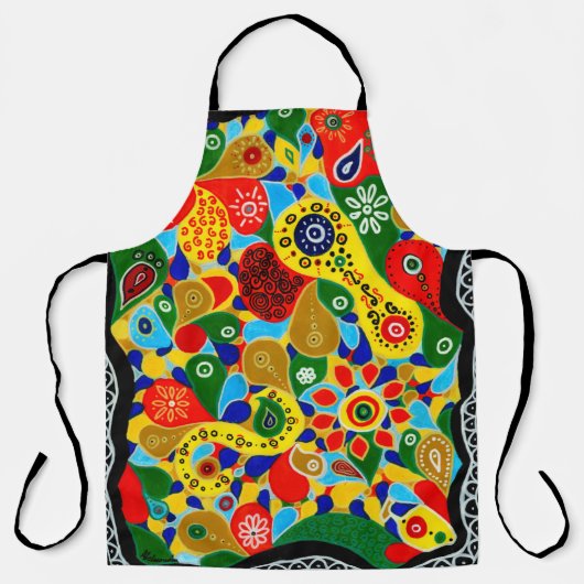 Tablier Formes et formes remarquables Art Abstrait origina (Recto)