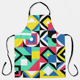 Tablier Formes géométriques colorées Ornement décoratif