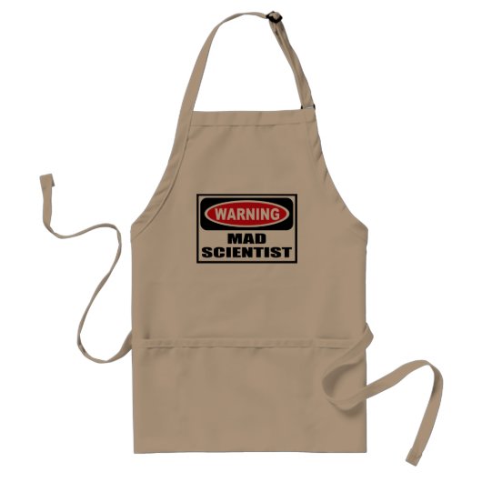 Tablier FOU d'avertissement de SCIENTIFIQUE (Devant)