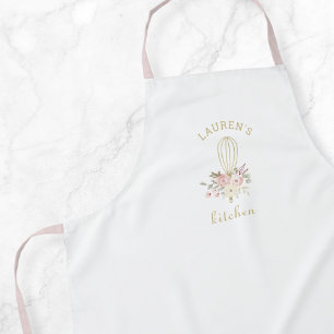 Tablier Fouet floral rustique élégant