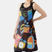 TABLIER FOURNITURE SCOLAIRE, MOTIF ÉTUDIANT (Insitu)