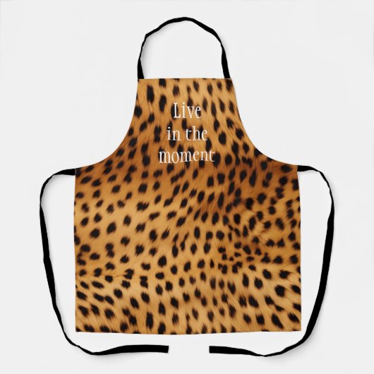 Tablier Fourrure d'animal guépard (Recto)