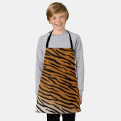 Tablier Fourrure de tigre orange et noir Poster de animal (Porté)