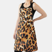 Tablier fourrure léopard comme arrière-plan léopard, motif (Insitu)