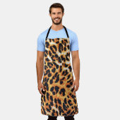 Tablier fourrure léopard comme arrière-plan léopard, motif (Porté)