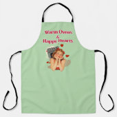 Tablier Fours chauds Coeurs heureux (Recto)