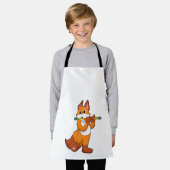 Tablier Fox à la musique avec Flute.PNG (Porté)
