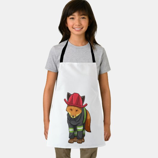 Tablier Fox as Firefighter avec Helmet (Insitu)