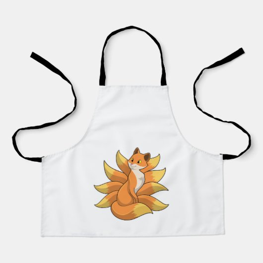 Tablier Fox avec 9 queues Fox (Recto)