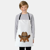 Tablier Fox comme Cowboy avec Casquette (Porté)