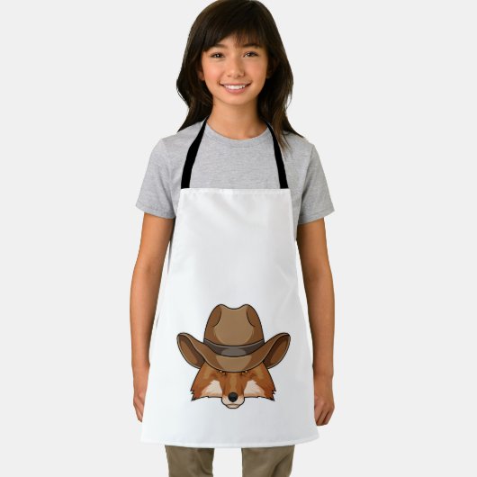 Tablier Fox comme Cowboy avec Casquette (Insitu)