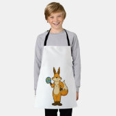 Tablier Fox comme joueur de volleyball avec volleyball (Porté)