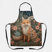 Tablier Fox dans le jardin d'automne William Morris Style (Recto)