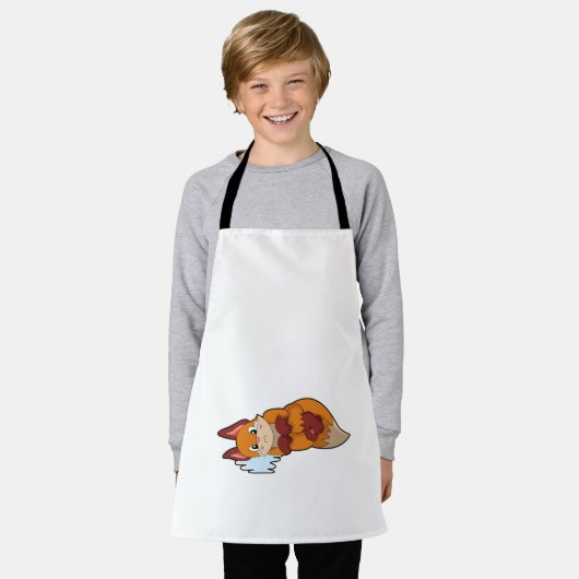 Tablier Fox en train de pleurer (Porté)