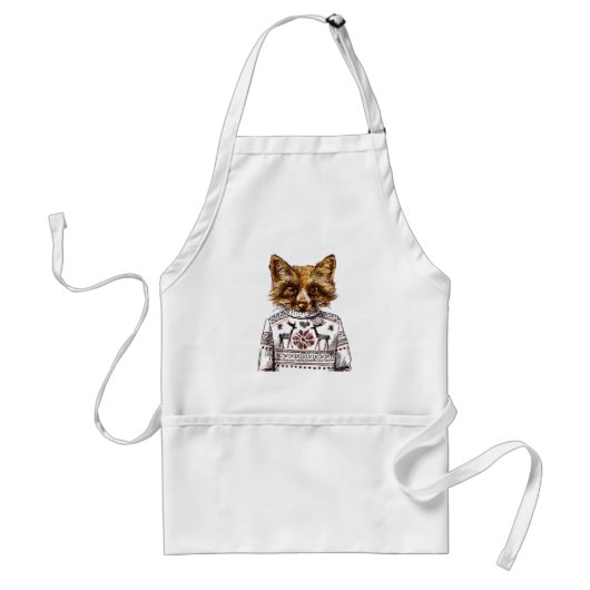 Tablier Fox habillé rusé (Devant)