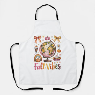 Tablier Fox Shirt Country Citrouille