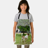 Tablier Fox Terriers À Travers Ma Fenêtre, Apron Enfants (Insitu)