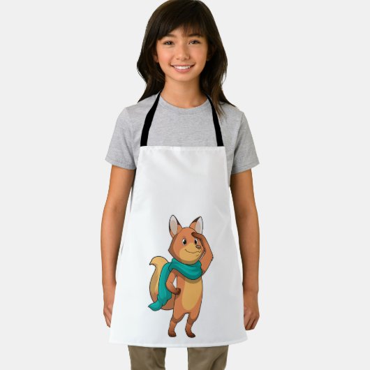 Tablier Fox with Scarf (Insitu)